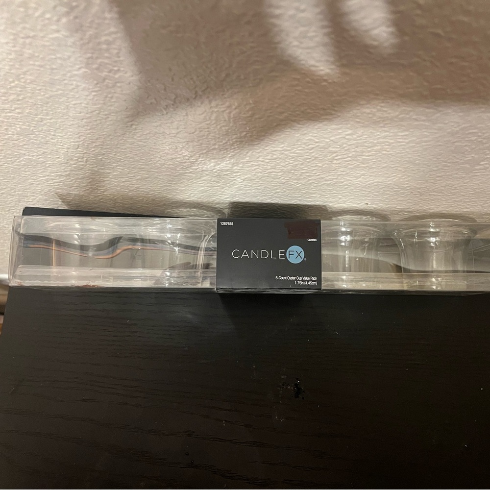 CandleFX Clear Glass Votive Set